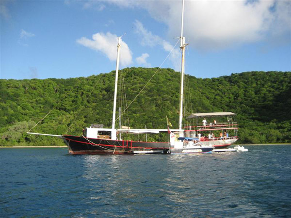 William Thornton Floating Bar and Restaurant, British Virgin Islands