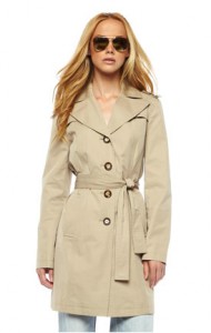 Michael by Michael Kors Belted Classic Trenchcoat