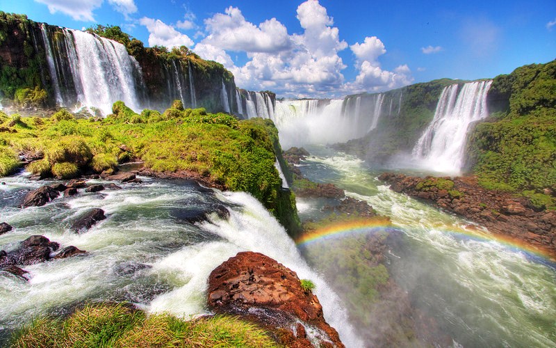 View Iguazu Falls from a Helicopter