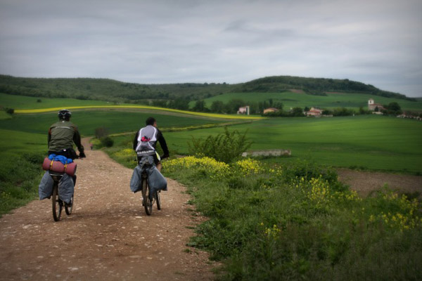 Cycling in El Camino, Spain