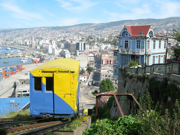 Ride the Cable Car in Valparaiso