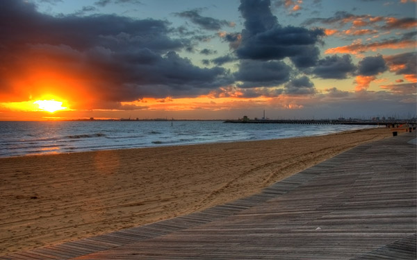 St Kilda Beach