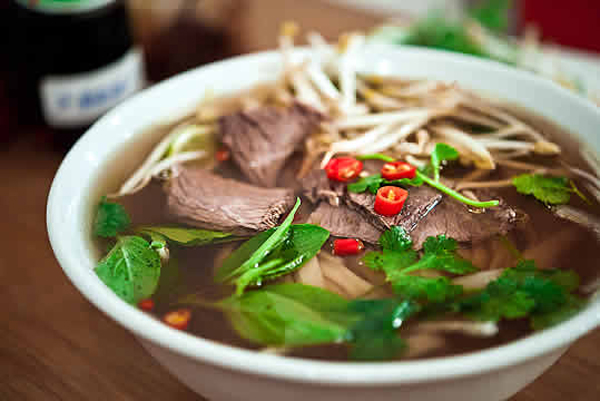 Partake of Pho in Hue, Vietnam