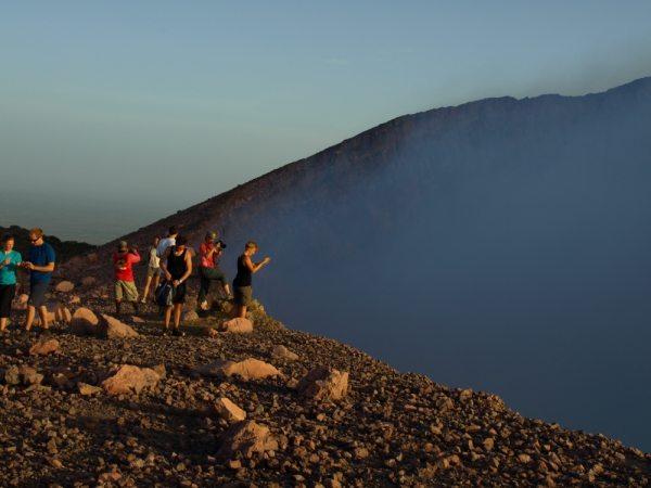 Take a Hike on a Volcano at Night