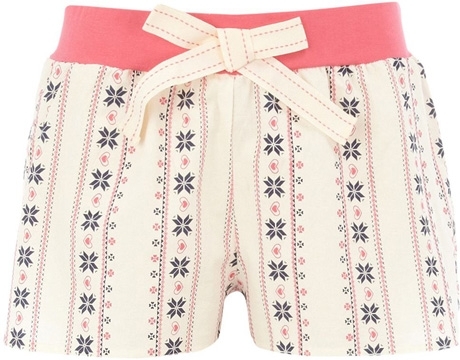 Dorothy Perknis Oat Fairisle Print PJ Shorts