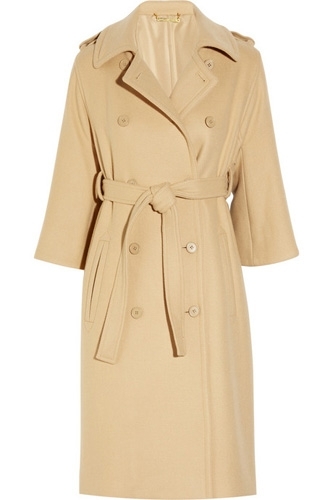 Diane Von Furstenberg Loretta Wool-Blend Peacoat