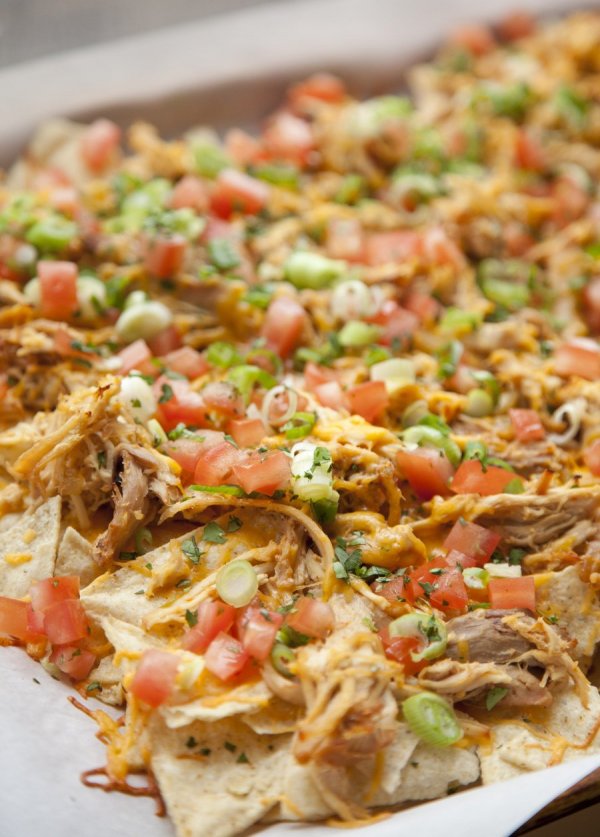 Shredded Chicken Nachos