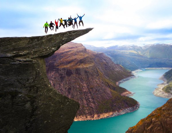 Don't Be a Troll at Trolltunga Skjeggedal, Norway