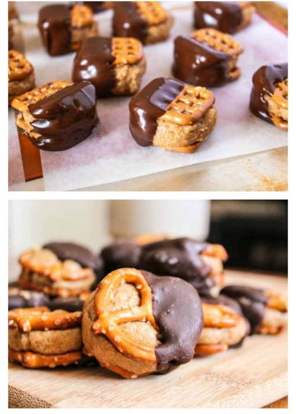 Pretzel Peanut Butter Bites