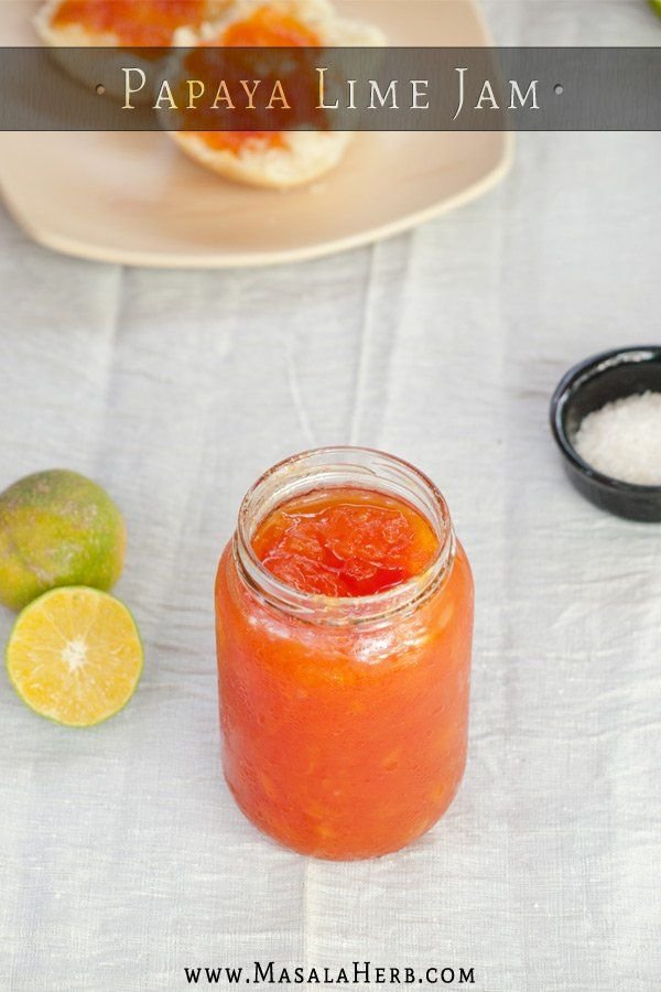 Papaya Lime Jam