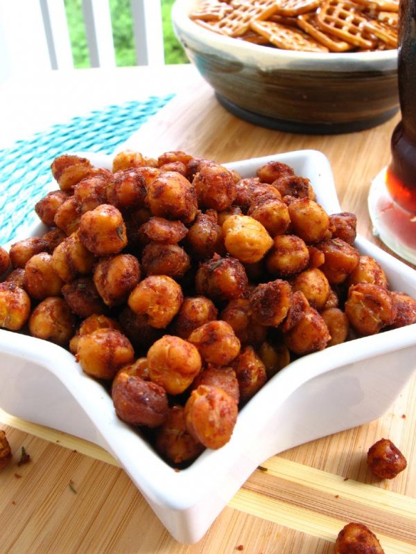 Chili Lime Roasted Chickpeas