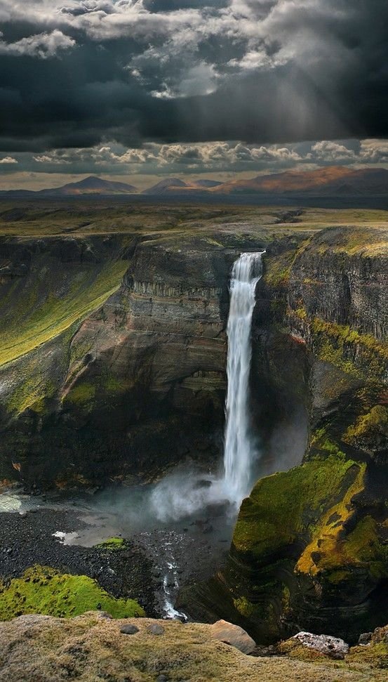 Haifoss Waterfall, Iceland