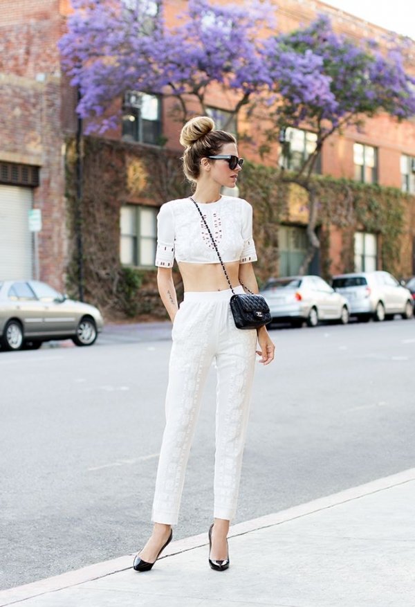 7 Street Style Ways to Wear Printed Pants This Fall