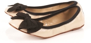 Marina Chiffon Bow Ballet Flats