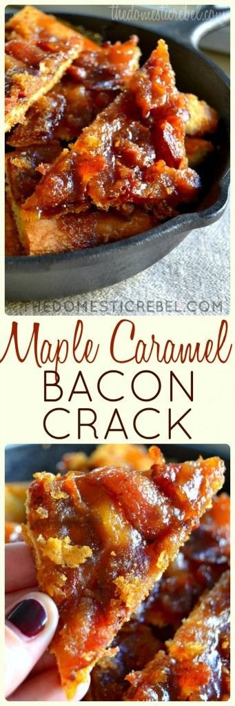 This Maple Caramel Bacon Crack is to-die for! Such an Easy, Foolproof Dessert or Appetizer That's Loaded with Buttery Maple Caramel and ...