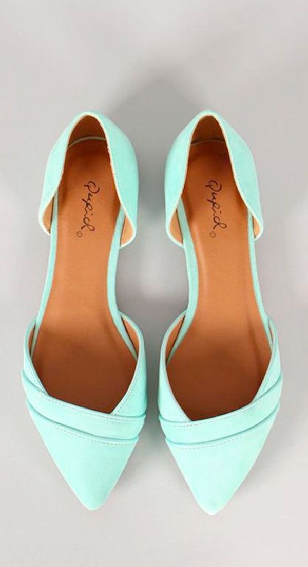 Mint Pointy Shoes