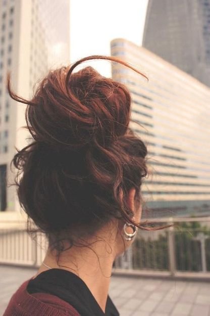 Messy Ballerina Bun