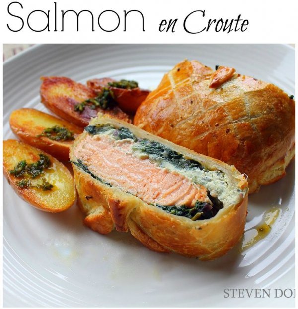 Salmon En Croute