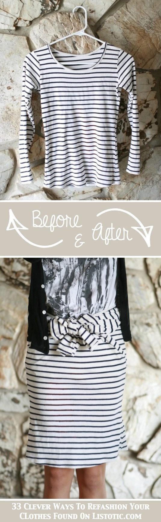 Ditch-the-Shirt Skirt!