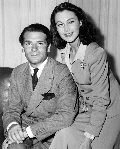 Vivien Leigh and Laurence Olivier