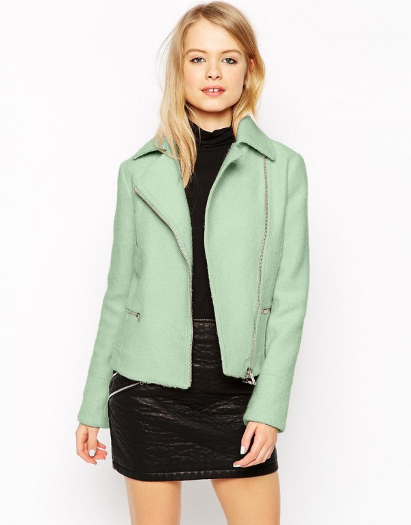 Mint Biker Jacket