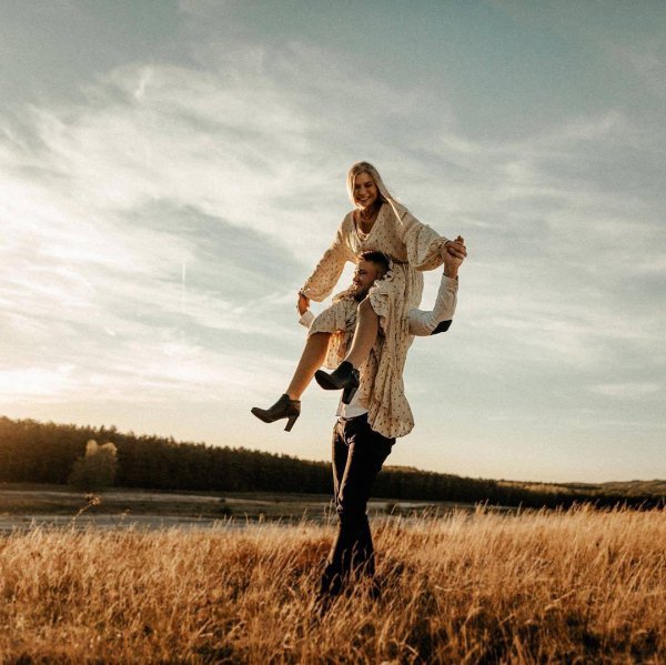 People in nature, Sky, Jumping, Happy, Grass family,