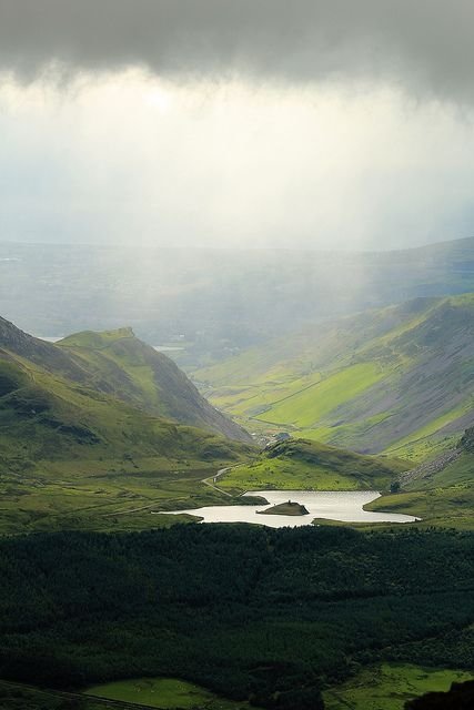 Mountain Lake at Nant Gwynant, Wales