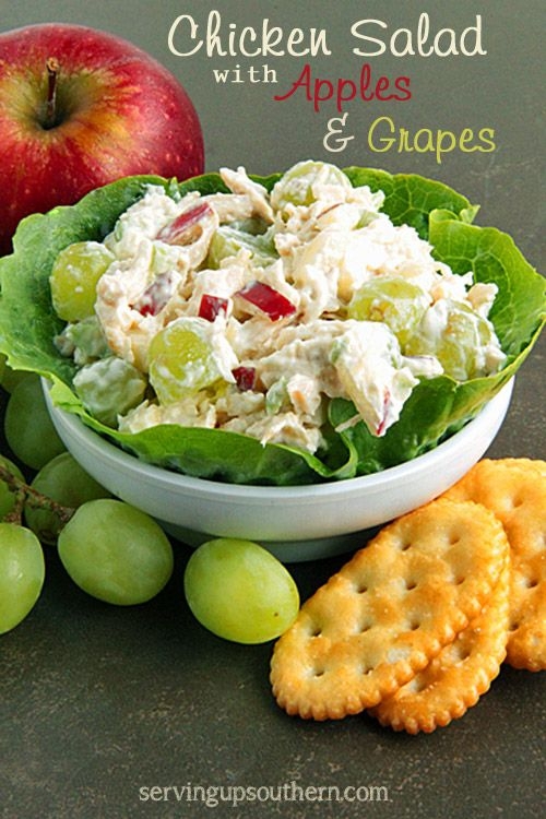 Chicken Salad with Apples & Grapes