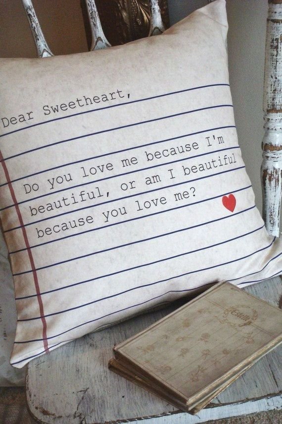 Pillows with Love Quotes