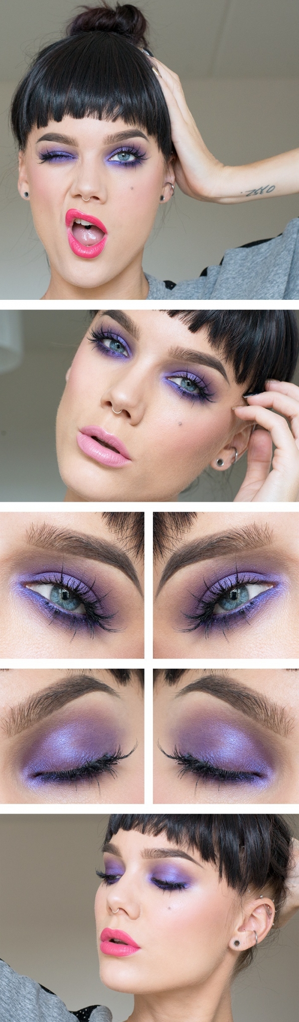 Lilac Eye Makeup