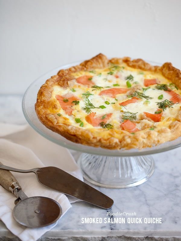 Smoked Salmon Quiche