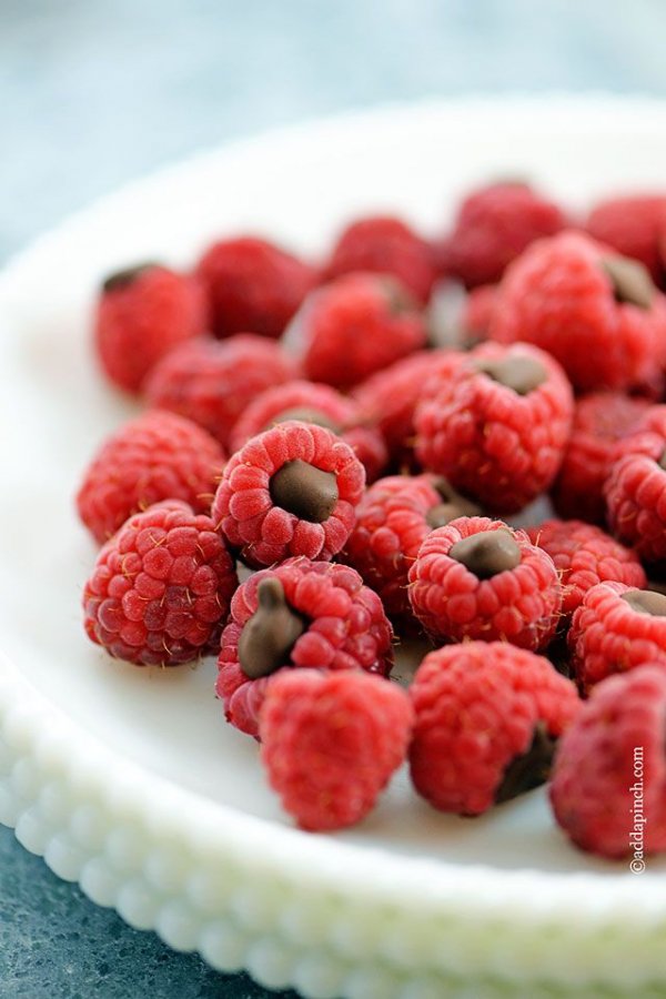 Chocolate Filled Raspberries