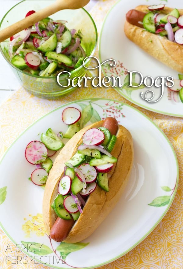 Summer Garden Dogs