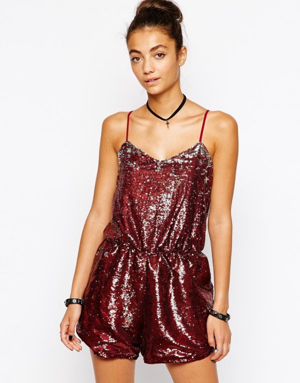 ASOS Sequin Playsuit