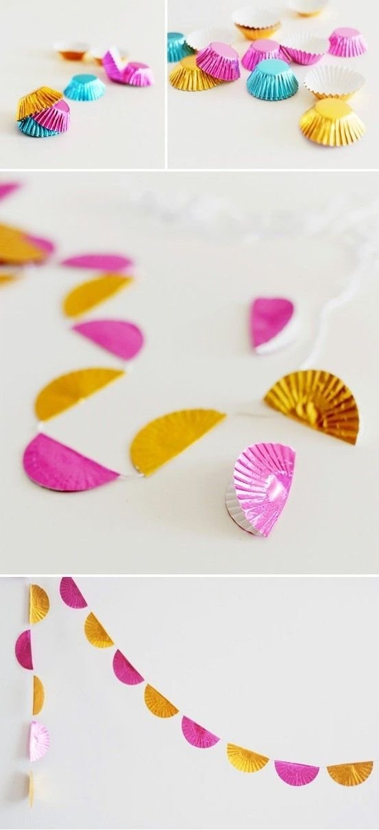 Cupcake Wrapper Garland