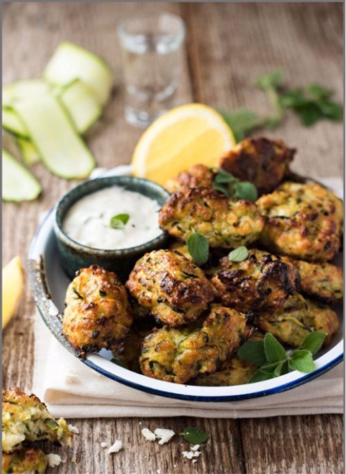 Greek Zucchini Tots