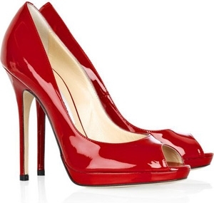 Jimmy Choo Quiet Patent-Leather Pumps