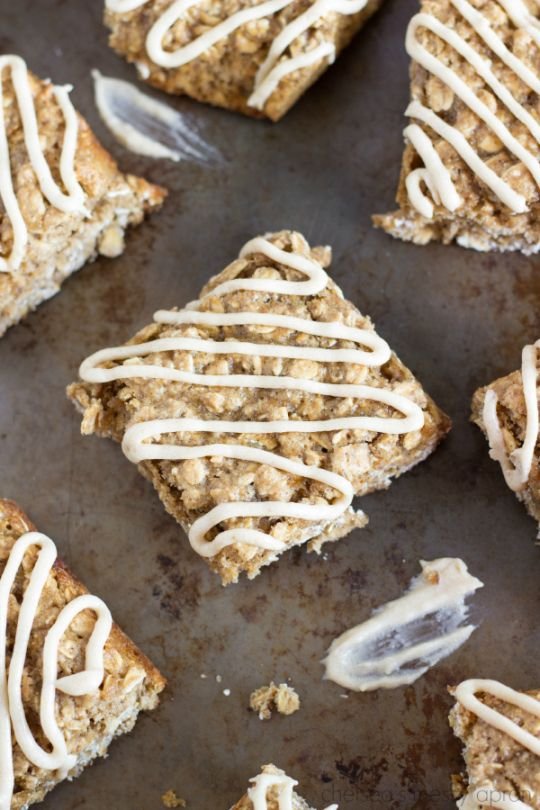 Cinnamon Brown Sugar Soft Baked Oatmeal Squares