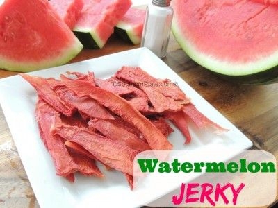 Homemade Dried Watermelon Jerky