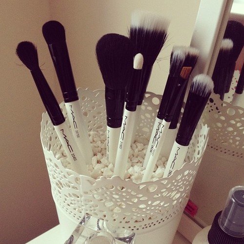 Use Microfiber Towels to Clean Makeup Brushes