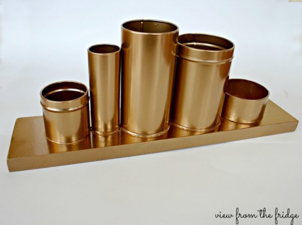 Gold Desk Organizer