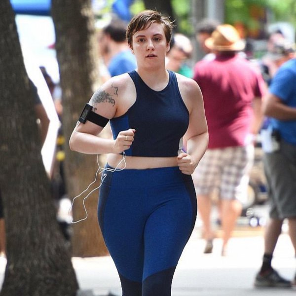 Lena Dunham Runs like a Girl (and That's Marvelous)