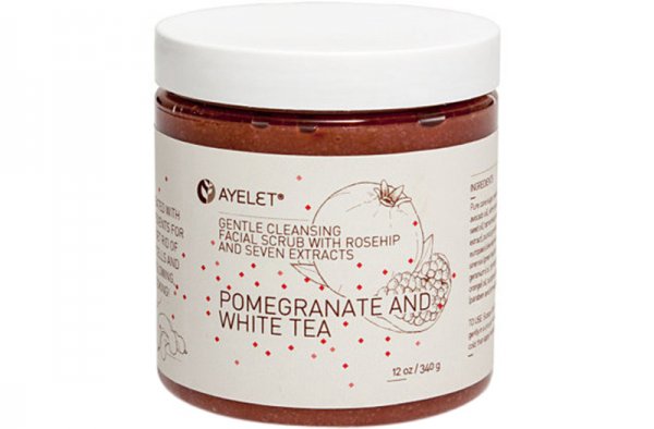 Pomegranate and White Tea Facial Cleansing Scrub