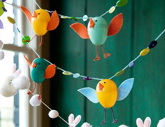 Easter Chick Garland