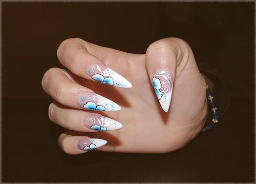 Pointy Stiletto Nails