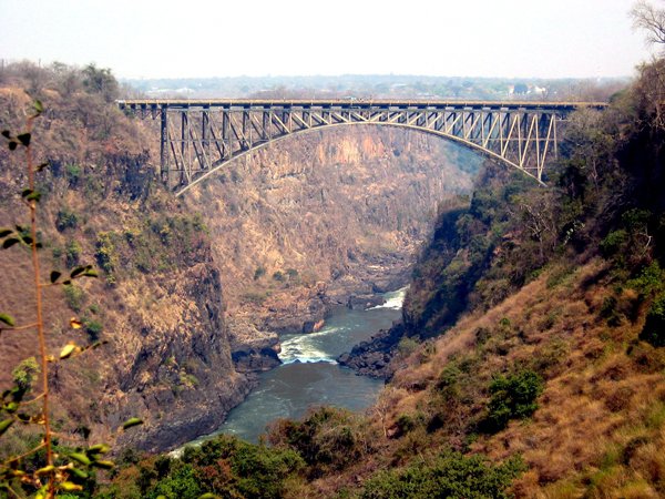 Victoria Falls Bridge in Livingstone, Zambia/Zimbabwe