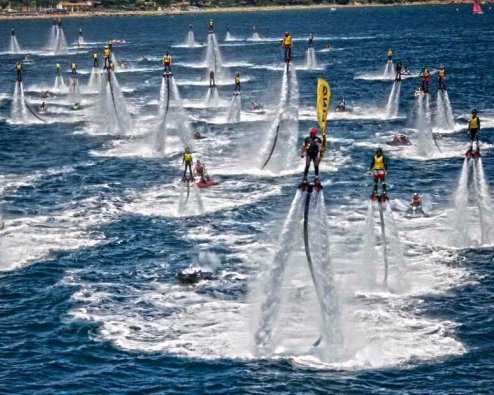 Flyboarding in France