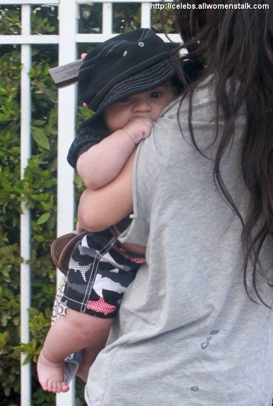 Kourtney Kardashian and Mason