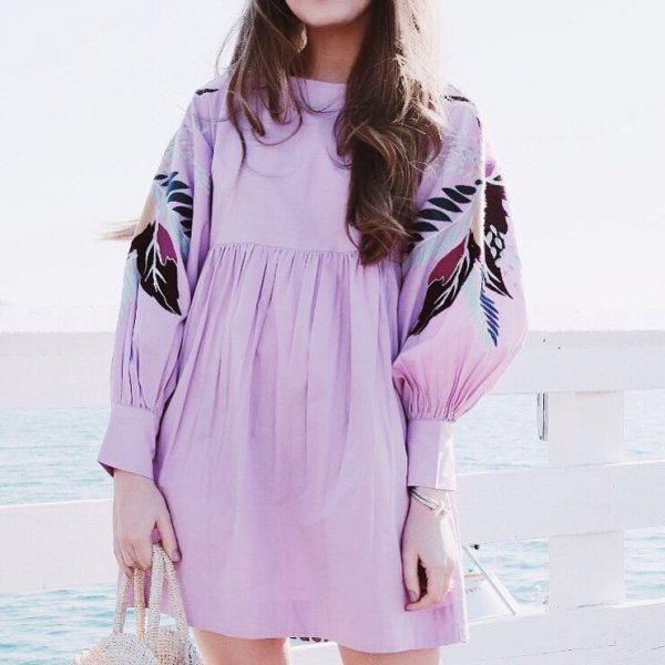 clothing, fashion model, purple, shoulder, sleeve,