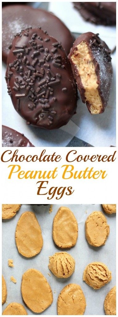 Chocolate Covered Peanut Butter Eggs